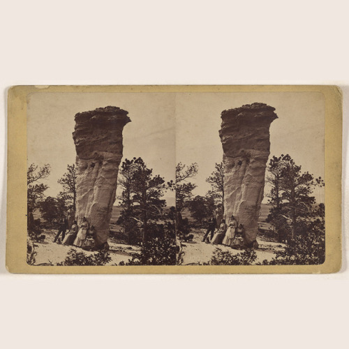 The back of this stereograph made between 1865-1870 reads:No. 190Monument Series—The Sentinel.