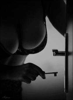submissivetosir:  the key brings an awesome responsibility, choosing to use it can change your world, walking through the door will rock it 