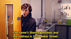 hoechloin:fangirl challenge - pilots [2/5] » sherlock“dear god, what is it like in your funny little