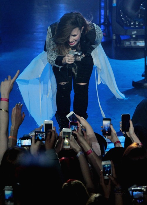 Demi performing at KOKO in London