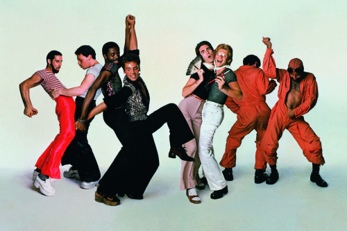 Four ethnic groups Gays 1975 by Jean Paul Goude