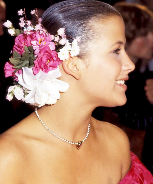 Sophie Marceau photographed by Bertrand Laforet at the Cannes Film Festival, 1984.