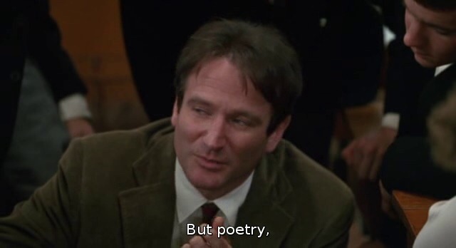 poetic&mdash;love:  “…I am in love with life…”