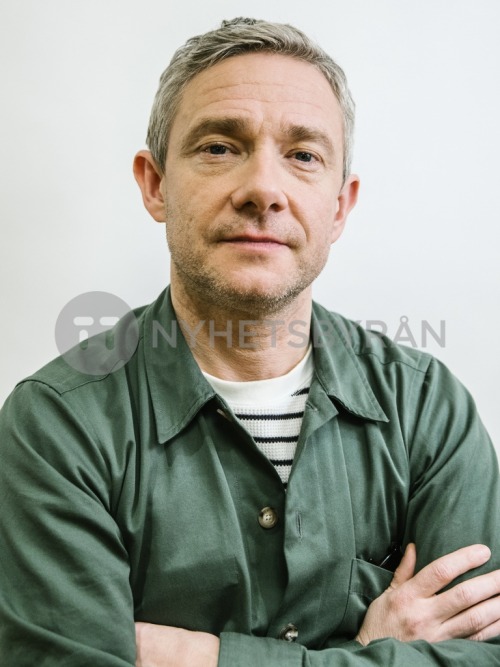  Martin Freeman in Pasadena, Calif., Jan. 9, 2020. Freeman co-created the new FX series “Breed