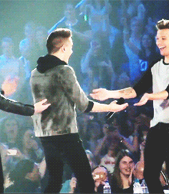 :  liam and louis doing the macarena + 