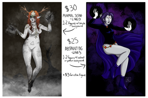 wendingus: Commissions are open because I’m a broke-ass! Hey all, I’m looking to open up