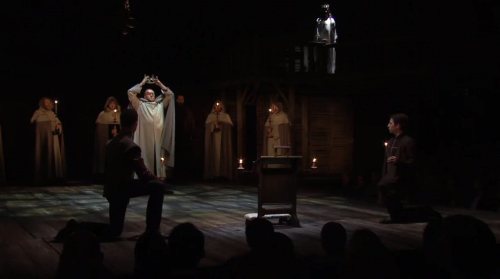 fyeahshakespeare: hamsterfur: The opening scene of the RSC’s current production of Henry IV Pa