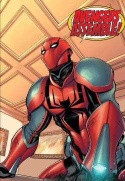 superheroes-or-whatever:Armoured Spidey by