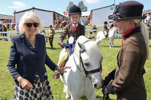 The Prince of Wales and The Duchess Of Cornwall visit The Great Yorkshire Showground, Harrogate, 14.