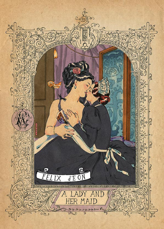felixdeon: A collection of paintings on Lesbian themes by Felix d’Eon. They can