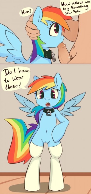 yiffnclopnhentaiohmy:  Pet Dashie, by Smitty G! I love this a lot more than I should. 