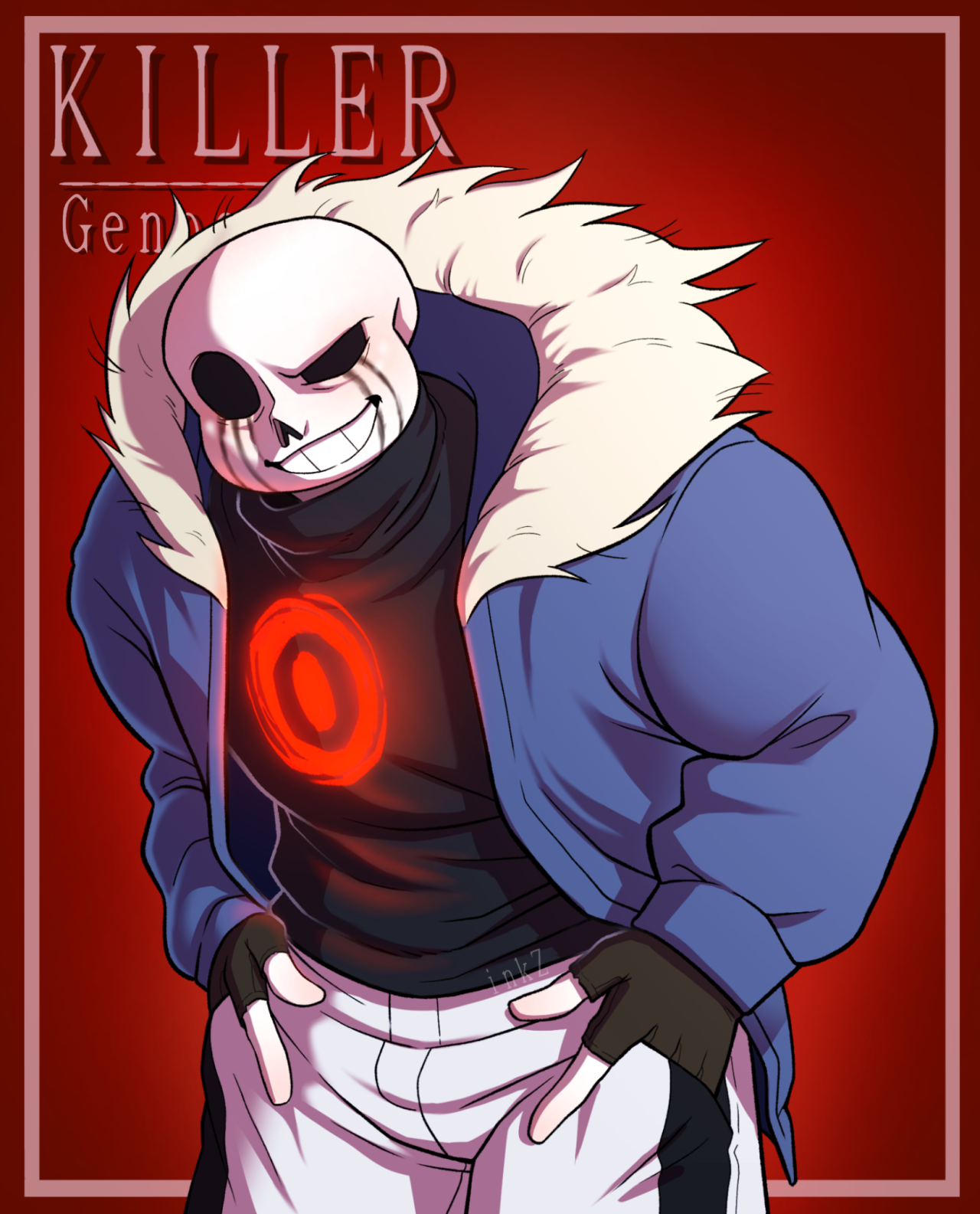 may on X: Killer sans I'm pretty proud of the result :D Killer belongs to  Rahafwabas! #undertale #undertaleAU #killertale #undertaleFanart   / X