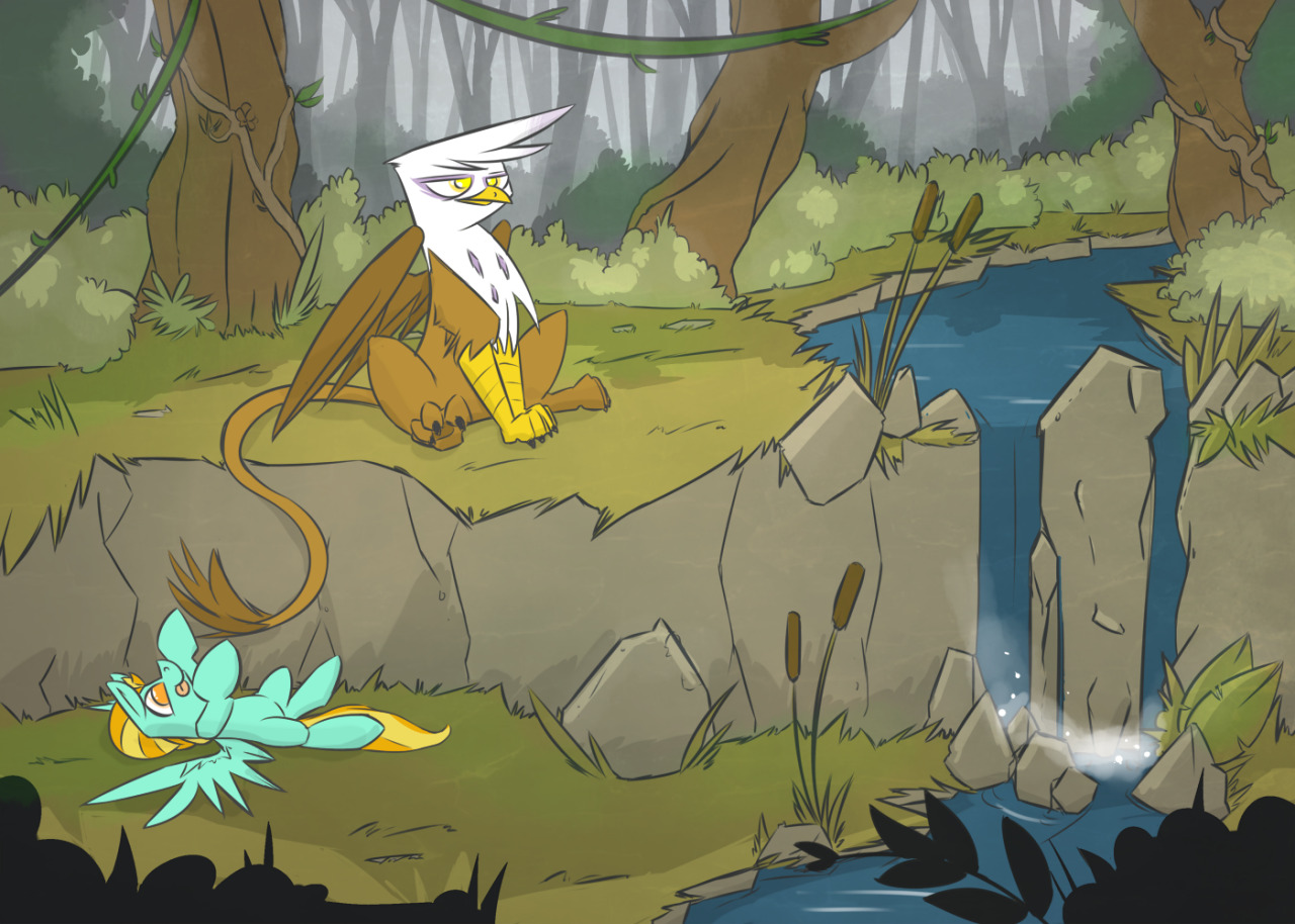 fuckyeahgilda:  ciderarts:  Base panel for my new update  Big Gilda and cat poses.