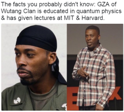 niggasandcomputers:  black-to-the-bones:   This is the kind of truth that nobody would tell you    GZA is a genius