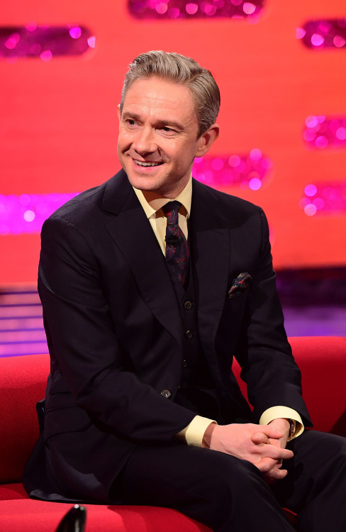 【HQ】December 14, 2016 - London, UK - Martin Freeman appearing on the Graham Norton Show filmed at th