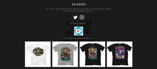 If you head over to my site at ofooro.carrd.co/ you can find links to my social media, buy m