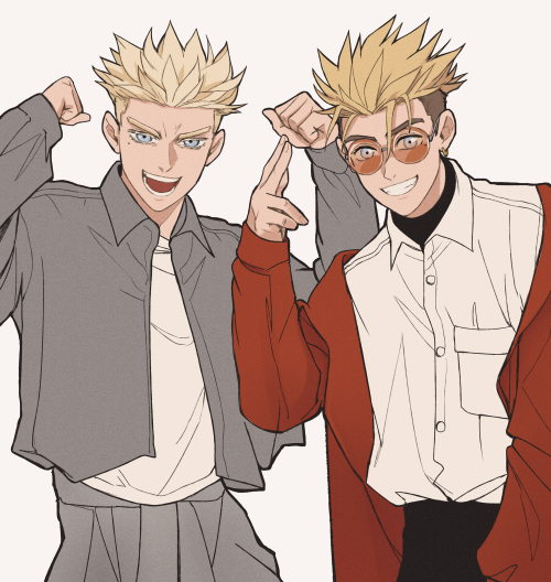 They Are Okay! It Was Acting! Knives And Vash Are Professionals! ( Starts Drawing For An Actors AU As