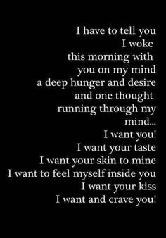 alifeofadventure02:  I want you.   I crave