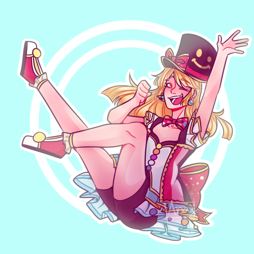 Kokoro from bandori! I love her. I honestly just love “Hello, Happy World!”, it’s one of my favorite