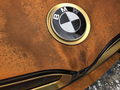 Rust Covered Customized BMWSinger Austin Mahone had commissioned MetroWrapz to transform his BMW &nb