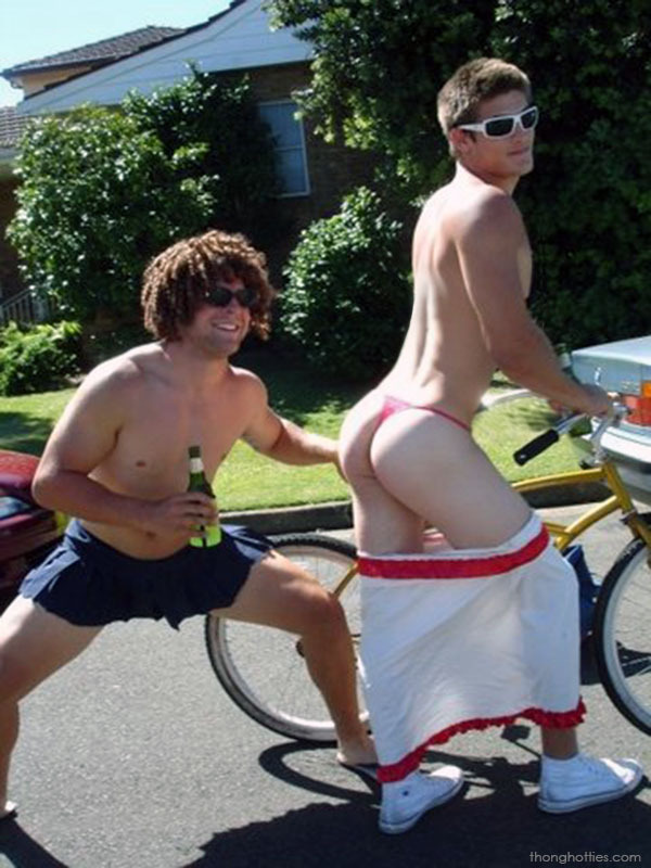 Beautiful pic of men in thong