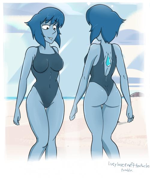 I can’t wait for summer to come. so drew Lapis in a Swimsuit <3more lapis stuff to come in-betwee