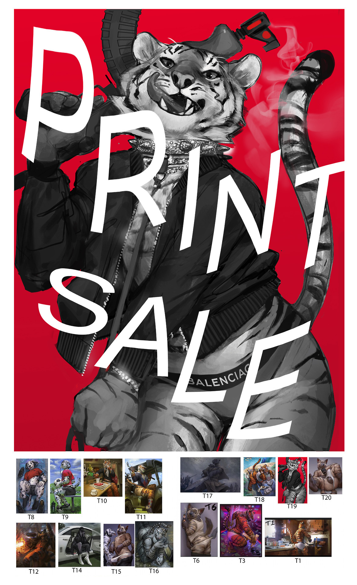 tacklebawks: PRINT SALE IS LIVE!  This is the only way I’m currently offering