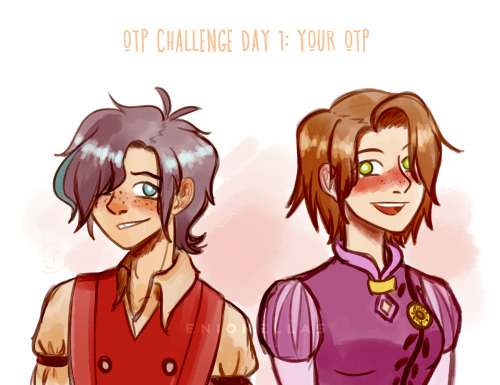 today I’m starting a 30-day-challenge of my favorite OTP! well, good luck for me… 