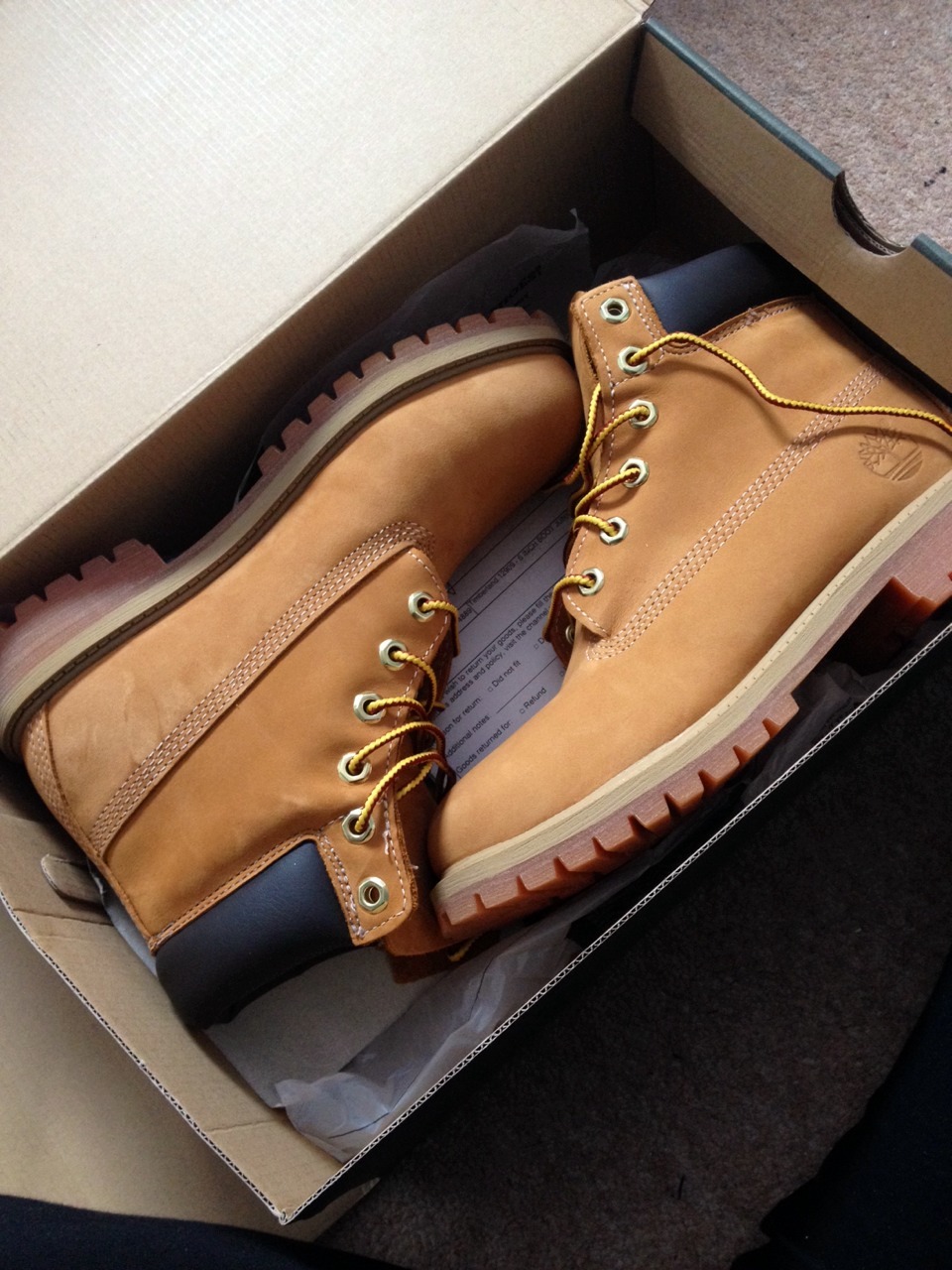 phuckindope:  Timberlands. 