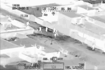 celer-et-audax:  2 US Apaches eliminating a group of Taliban Insurgents, Afghanistan.