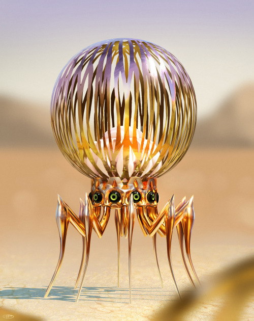 Here Is An Interesting Comparison Of The Initial Idea For This Alien With The Finished Illustration.