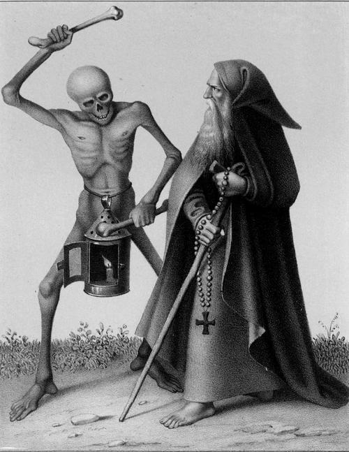 Porn Hieronymus Hess, Death and the Hermit photos