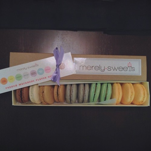 First time here.# FrenchMacarons (at Merely Sweets)