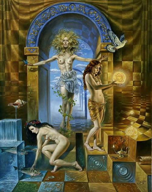 artsytoad:Michael Cheval, Earth, Wind, and adult photos