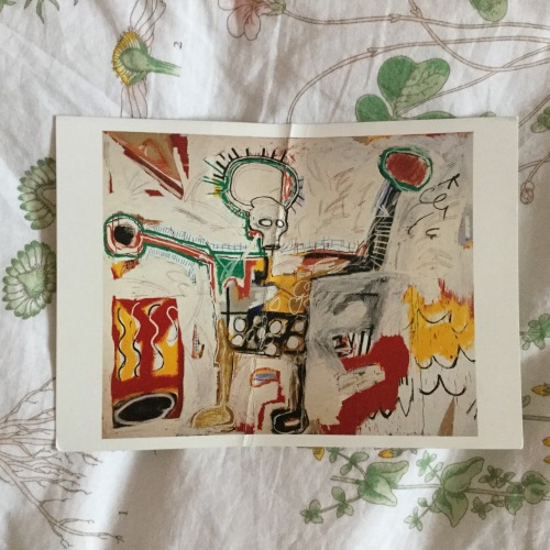 mypasalacqua:old van gogh calendar and old basquiat postcard ig: paolalien