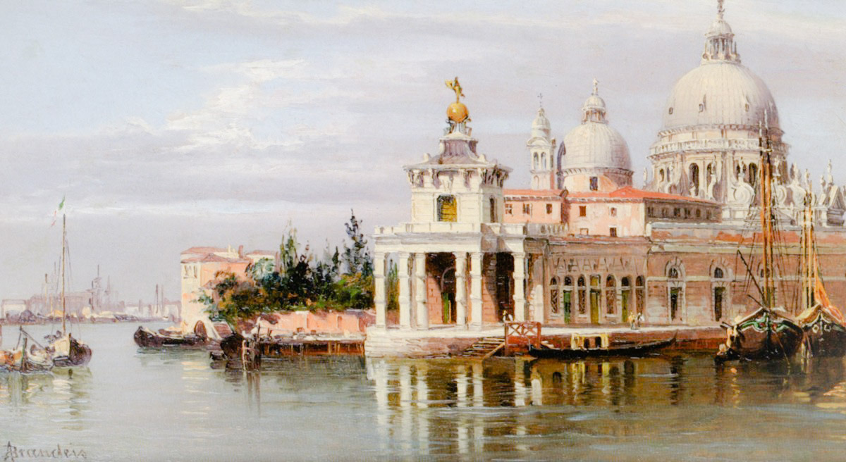 inividia:The Dogana, Venice;  San Giorgio Maggiore, Venice; Antonietta Brandeis (Czech,