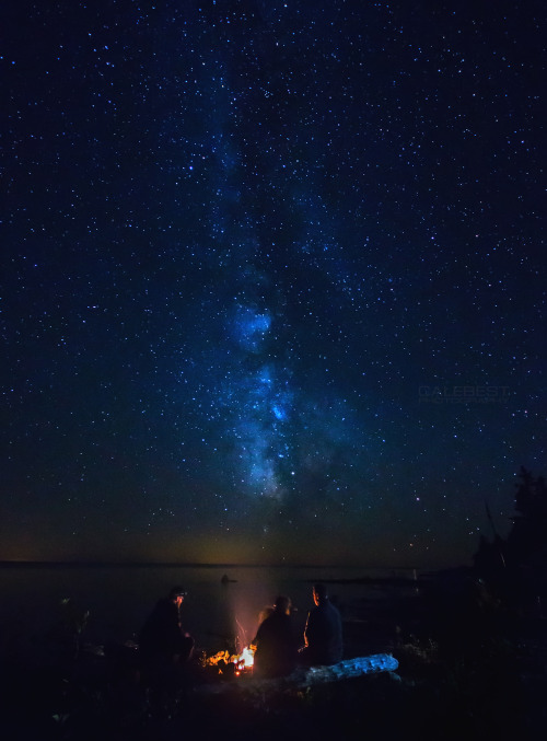 seebest:  Campfire on Lake Huron near Tobermory, Ontario, Canada. September 2016.