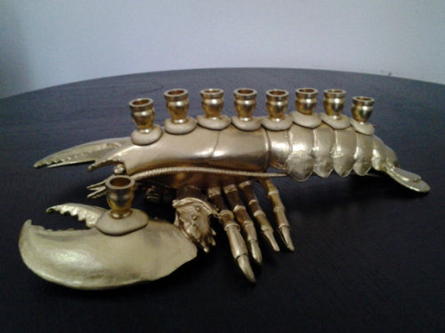 date-a-jew-suggestions:frrostbytte:jewishdragon:geekhyena:seraphica:Unconventional Menorahs from The