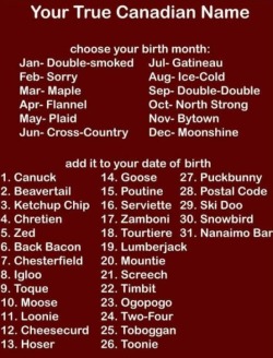 youmightbeanengineeringstudentif:  It is time for me to reveal my identity… My real name is Plaid Toonie.  p.s. Happy Canada Day eh  Bwahaha I got northstrong nanaimo bar xD