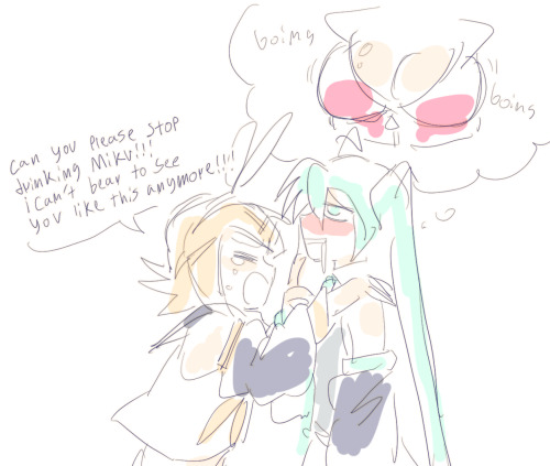 Miku Has A Drinking Problem