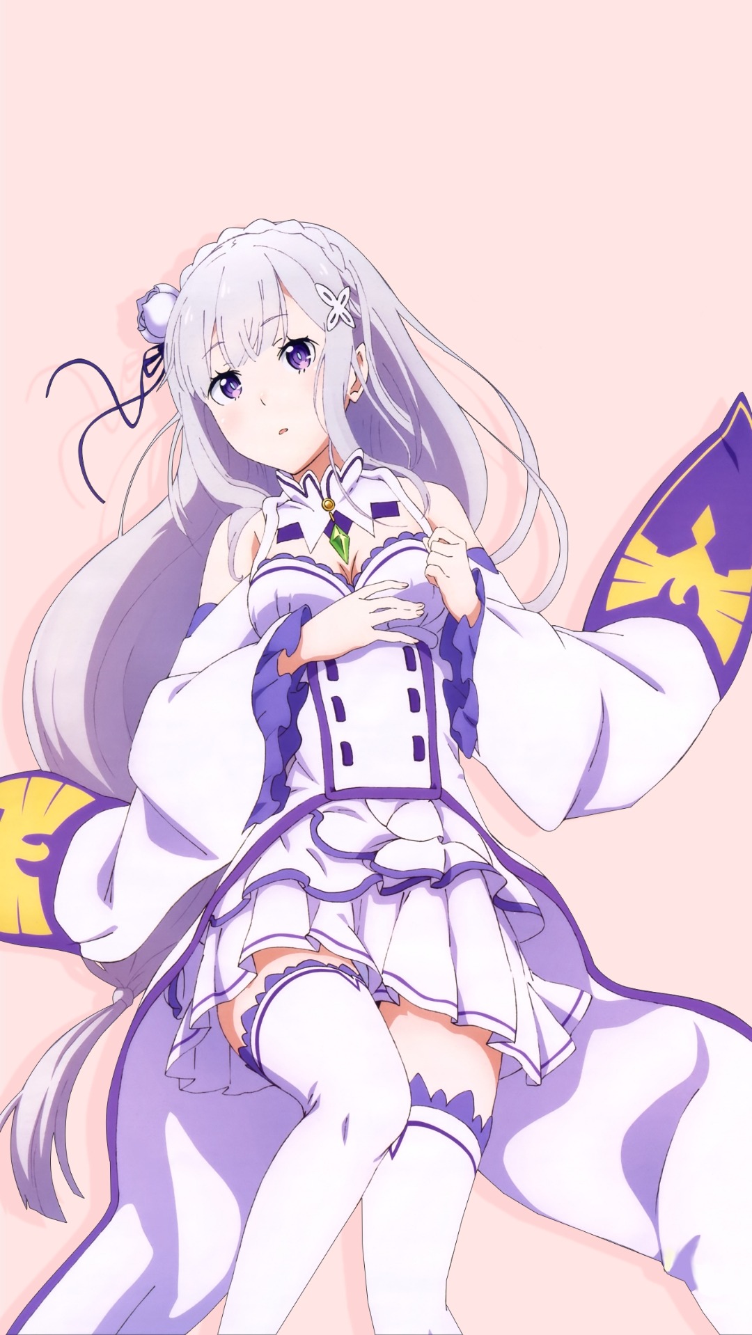 Emilia Re:Zero Beautiful Anime Wallpapers - HD iPhone Wallpaper