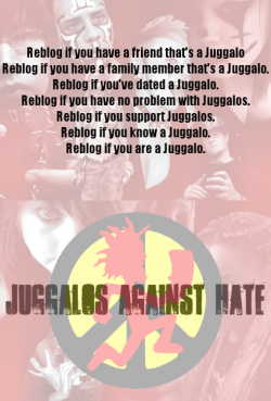 juggalosagainsthate:  We are NOT all stereotypes. We are real people. Spread the word.  Mcl homie