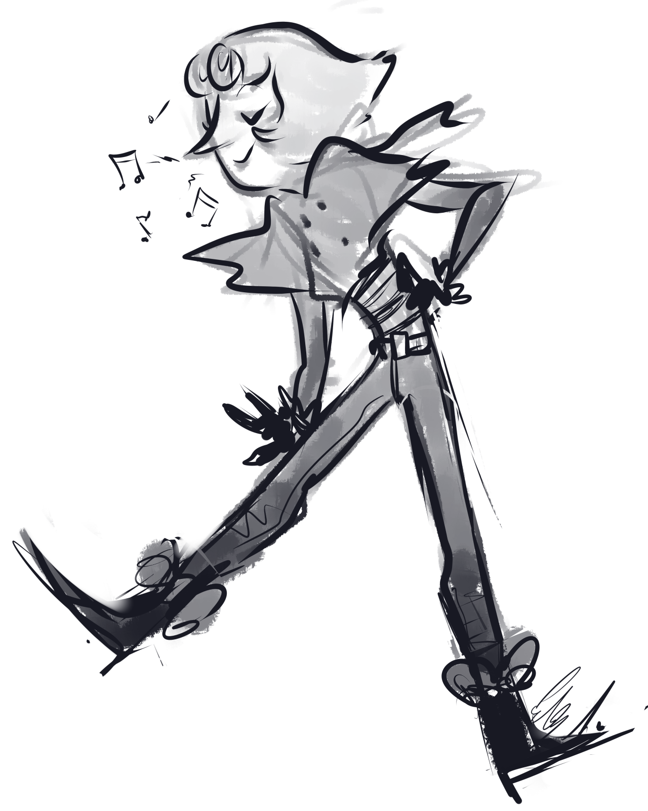 retrotrickster:  Lil’ Pearl doodle.  