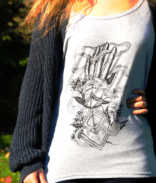 Screen Printed shirts are now up on the etsy shop! 