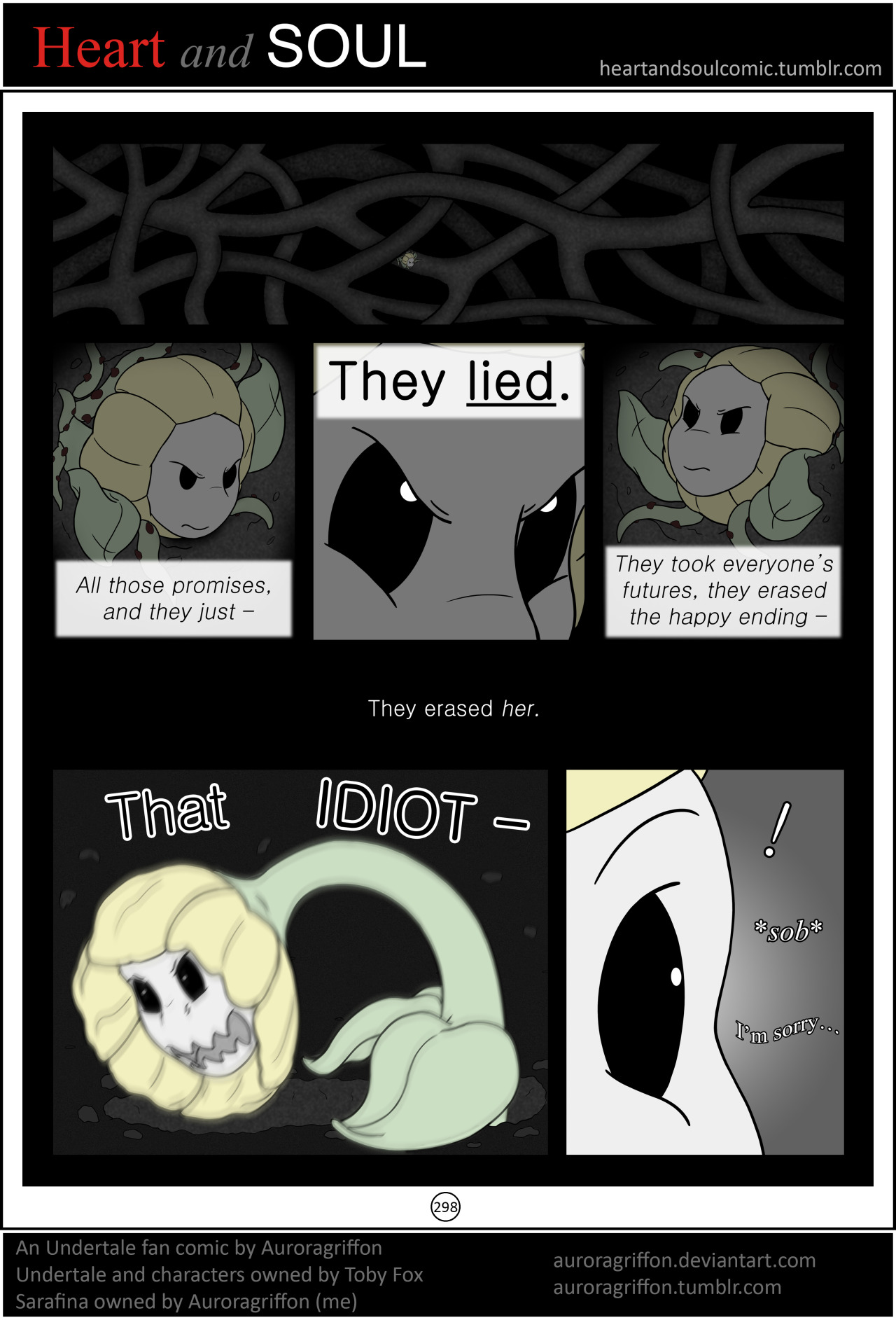 I made a fanart (and a comic otw) abt a nicer ending for flowey : r/ Undertale