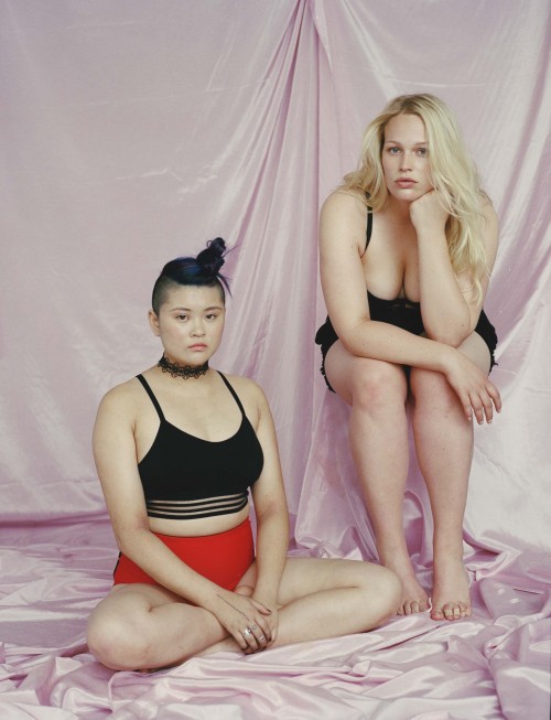 fatqueerbabee: rebekahcampbellphoto: Bodies on Satin for Refinery 29 (Rebekah Campbell) “I love how