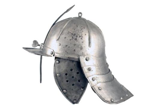 Zischagge (lobster tail helmet), 17th century.from Garth Vincent Antique Arms & Armour