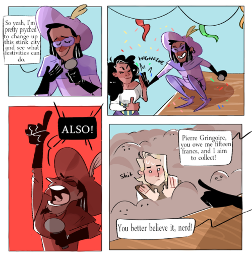 callme-c0nn0r:Comic commission for @flamesofesmeralda ! Based on one of @incorrecthunchbackquotes ‘s posts