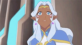 aegontargaryen:  Voltron: Legendary Defender, Episode 04 // The Fall of the Castle of Lions Princess Allura at the party 