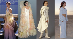 femmequeens:  Padmé Amidala’s wardrobe from Star  Wars: The Prequel Trilogy (Episode I: The Phantom Menace / Episode II:  Attack of the Clones / Episode III: Revenge of the Sith) 